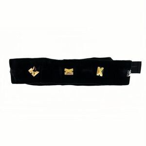 Prada Studded Velvet Belt -- Size 34